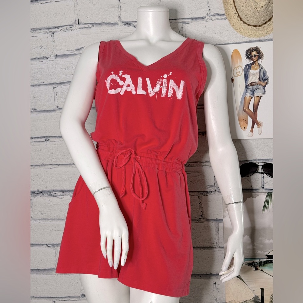 Calvin Klein V-Neck Romper - Picture 7 of 10